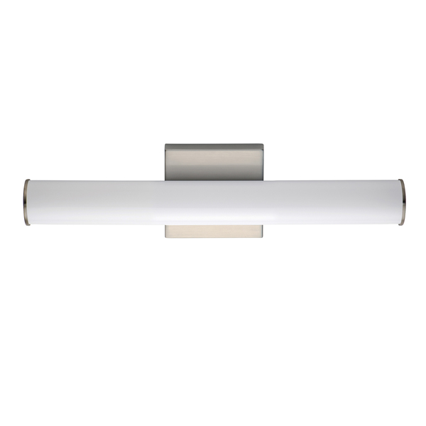 Maxim Rail 1-Light " Wide Satin Nickel Vanity Light 52100SN